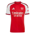 Red and white Arsenal home jersey featuring the Adidas logo, club crest, and "Emirates FLY BETTER" sponsor text on the chest.