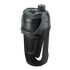 A black Nike water jug with a carry handle and a prominent white swoosh logo on the front.